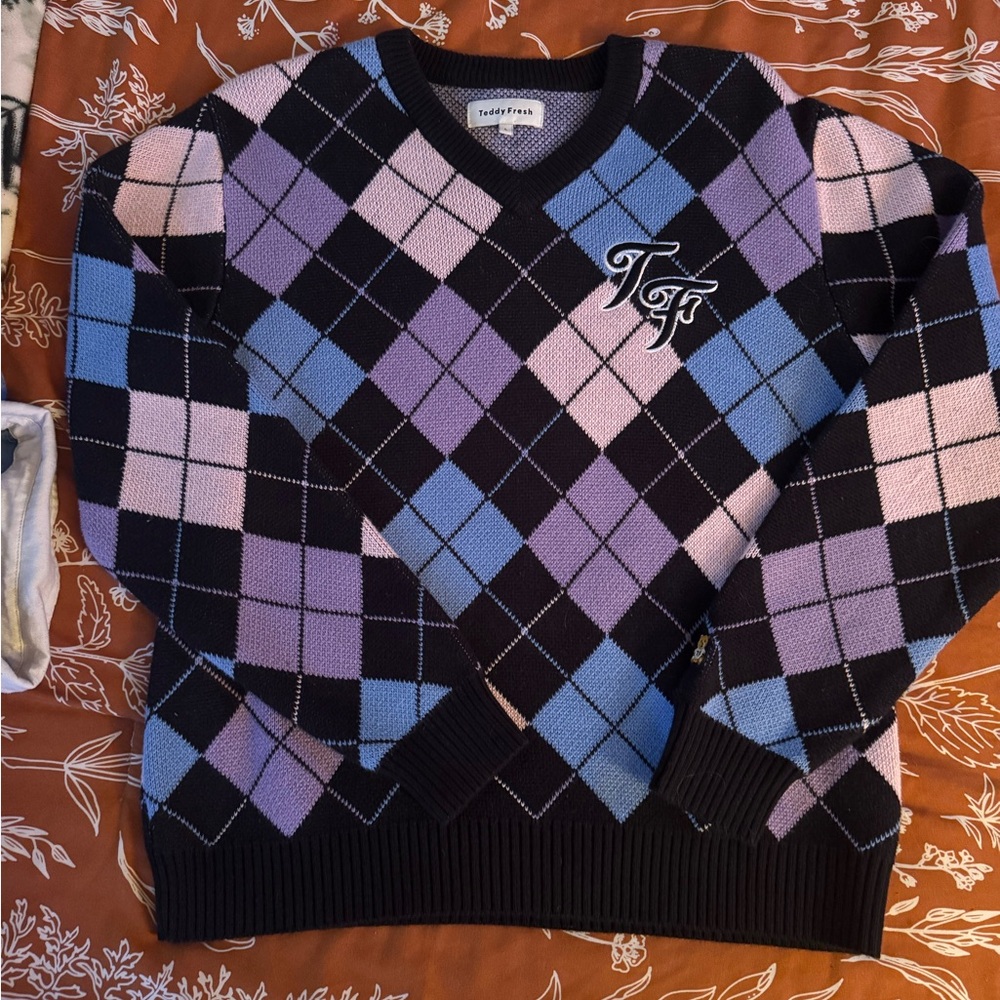Teddy Fresh Argyle Sweater